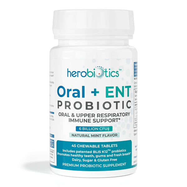 Oral + ENT Immune Health Probiotic supplement - herobiotics